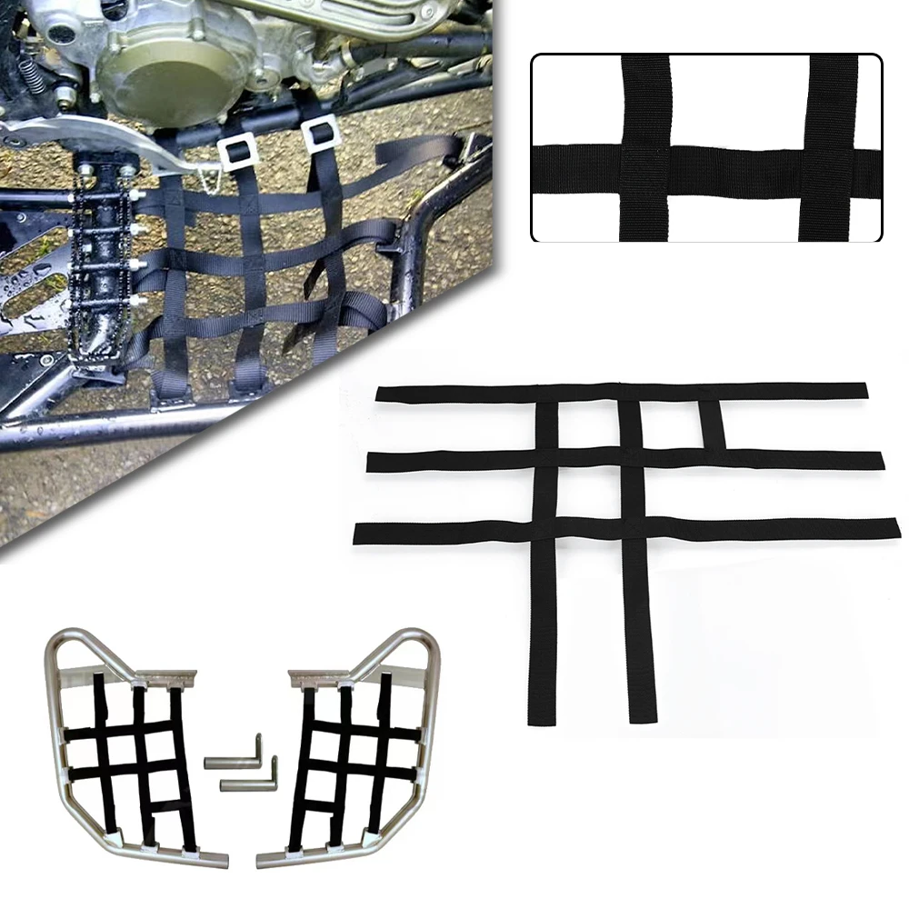 KFX400 do Pred do Kawasaki KFX450R KFX700 TRX KEX 400 450 X części Moto Nerf siatki na pręty wodoodporne nylonowe ATV zestaw narzędzi do Polaris
