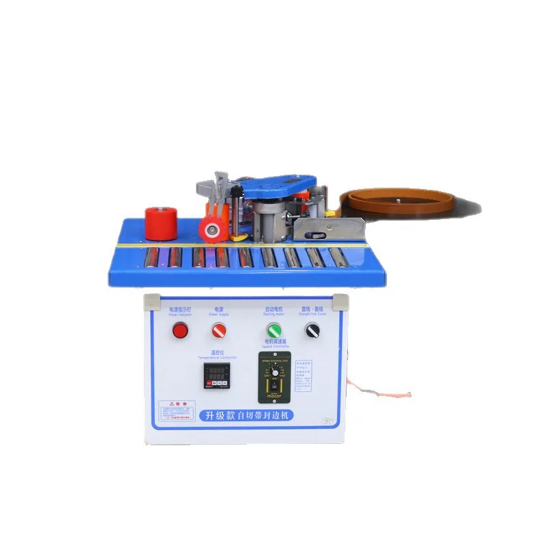 

Woodworking machinery, small portable edge banding machine, curved and straight dual-purpose woodworking edge banding machine