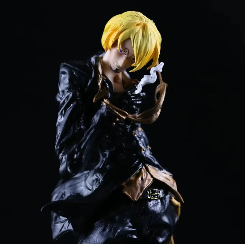 24cm uma peça vinsmoke sanji em pé & pontapé anime figura modelo estátua de pvc fãs coleção decoração de mesa ornamento brinquedos