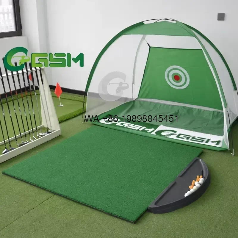 Wmwmnu for YouSee 15MM Nylon Knitted Crimp Curled Synthetic Grass Flooring Hitting Turf Mat 1500x1500mm Convenient