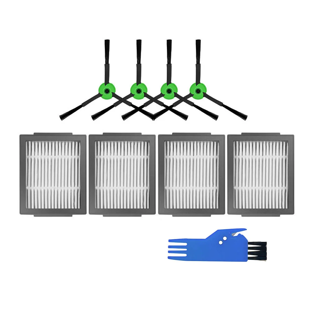 Escovas laterais filtros hepa para irobot roomba combo i5/i5 +/j5/j5 + peças de reposição robô aspirador