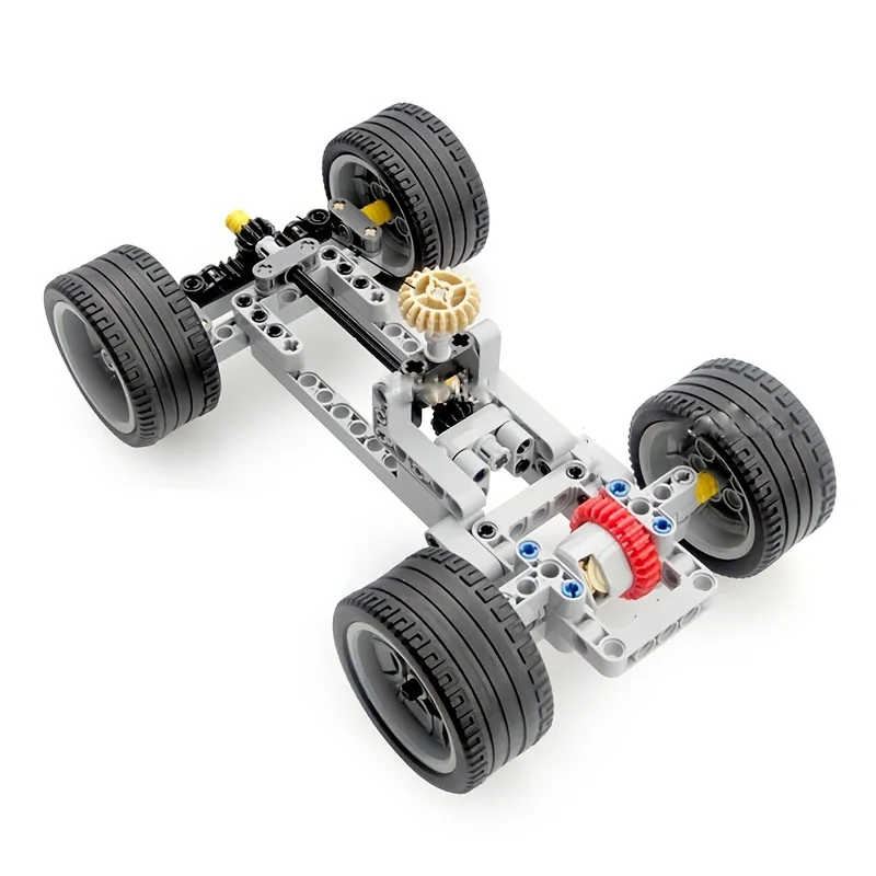 

Совместим с мелкими строительными блоками L G, автомобильным шасси MOC, ручной сборкой, игрушками для взрослых, которые можно модифицировать и пульт дистанционного управления.