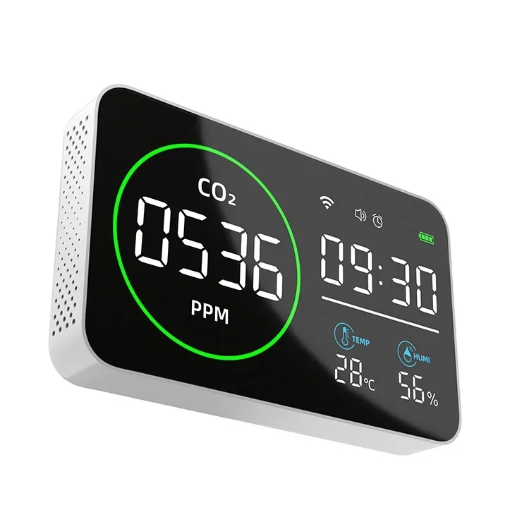 Air Quality Monitor with WiFi, Carbon Dioxide Meter, Air Quality Analyzer and CO2 Sensor (NDIR)