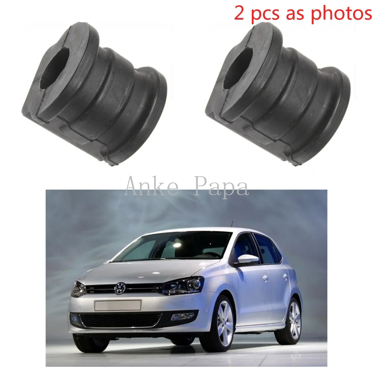 2x stabiliser mounting for SKODA  front axle inner 6Q0411314L 6Q0411314Q FIT VW 6Q0411314F