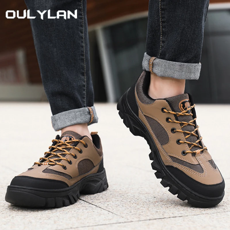 

New Men Outdoor Shoes Breathable Wading Shoes Soft Bottom Hiking Shoes Male Sneakers Casual Shoes Trekking Climbing Shoes 2024