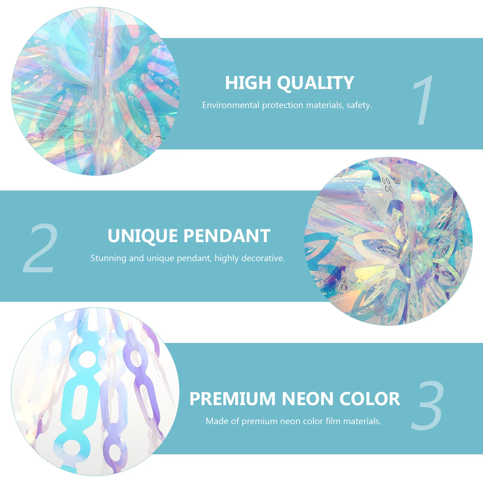 

1Pcs Wedding Chandelier Decoration Neon Color Pendant for Festival Party Ceiling Decor Creative Hanging Ornament Home Office