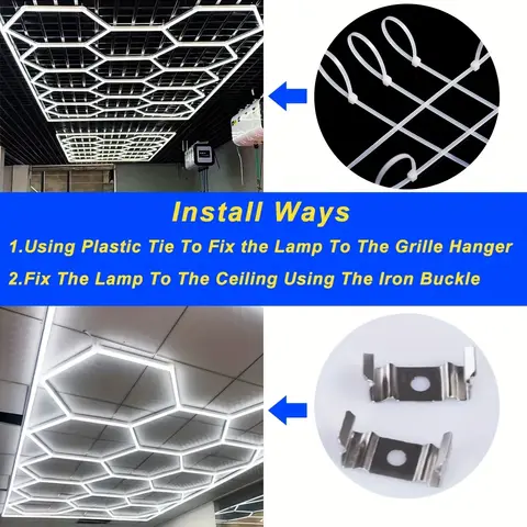 8 best sales led garage hexagonal - №4