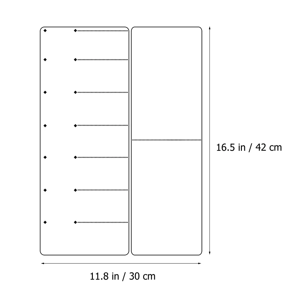 تقويم أسبوعي مغناطيسي للثلاجة، التصاق قوي، سطح مسح جاف قابل لإعادة الاستخدام للتخطيط اليومي وملاحظات تذكير مغناطيسية