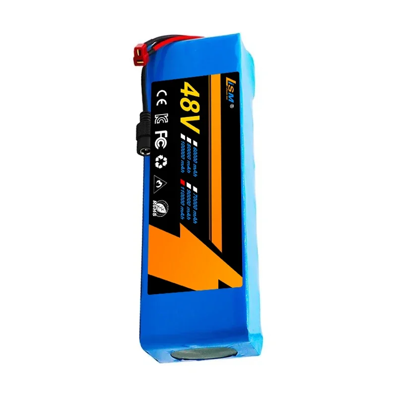 Brand new13S3P 48V 110Ah 20000W DC/T Lithium ion Battery Pack 110Ah For 54.6vcharger with BMS