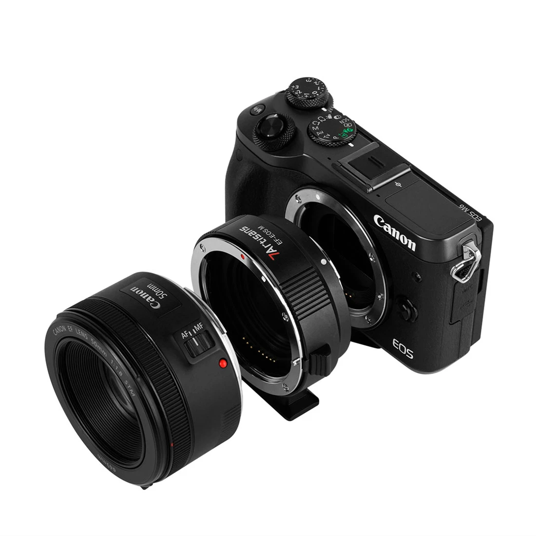 7 предметов 7 ремесленников EF-EOS M Переходное кольцо для крепления объектива с автофокусом EF/EF-S для объектива Canon EOS M (крепление EF-M) Объектив для беззеркальной камеры