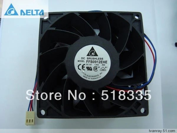 Original for delta FFB0912EHE 92*92*38MM 12V 1.50A  axial case Cooling Fan