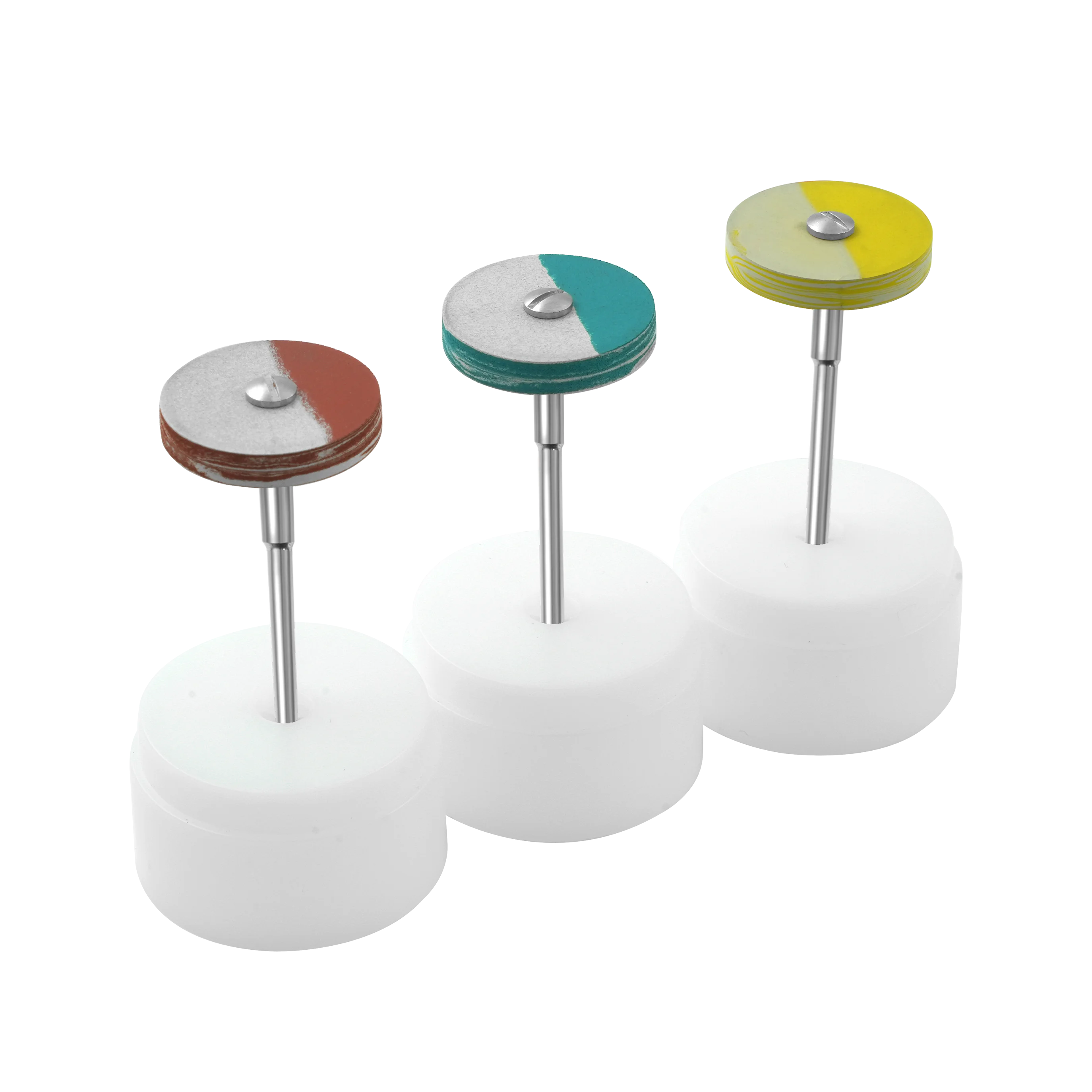 

TOMENTY 1Pcs Dental Rubber Polisher Wheel Disc For Porcelain Zirconia Restorations Polish HP2.35mm Laboratory Tools Dentistry