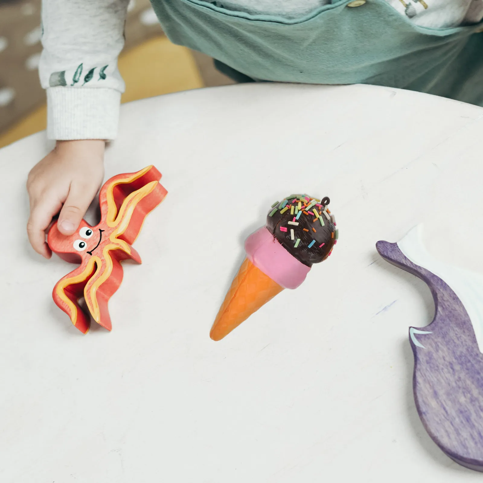 

7Pcs Ice Cream Simulation Cones Realistic Artificial Dessert Display Decoration Photo Prop Coffee Bar Decor