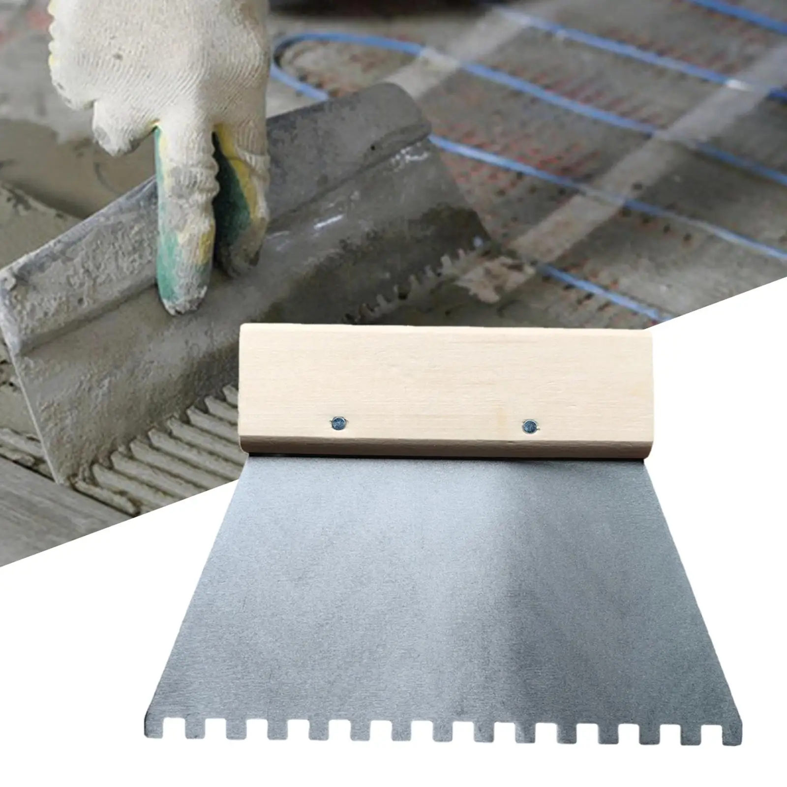 

Tile Trowel Wall Putty Concrete Trowel Notched Spreader Tile