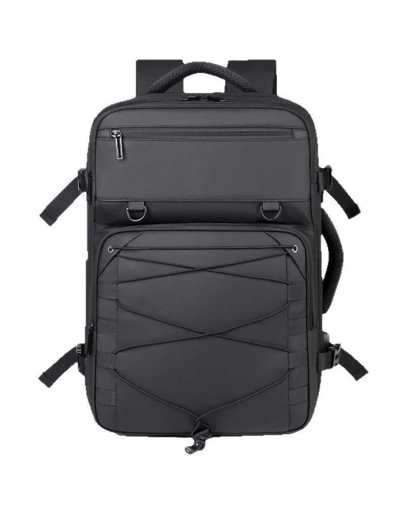 

Multi-layer Men's Backpack Large Capacity Outdoor Commuter Laptop Bag with USB Charging Port