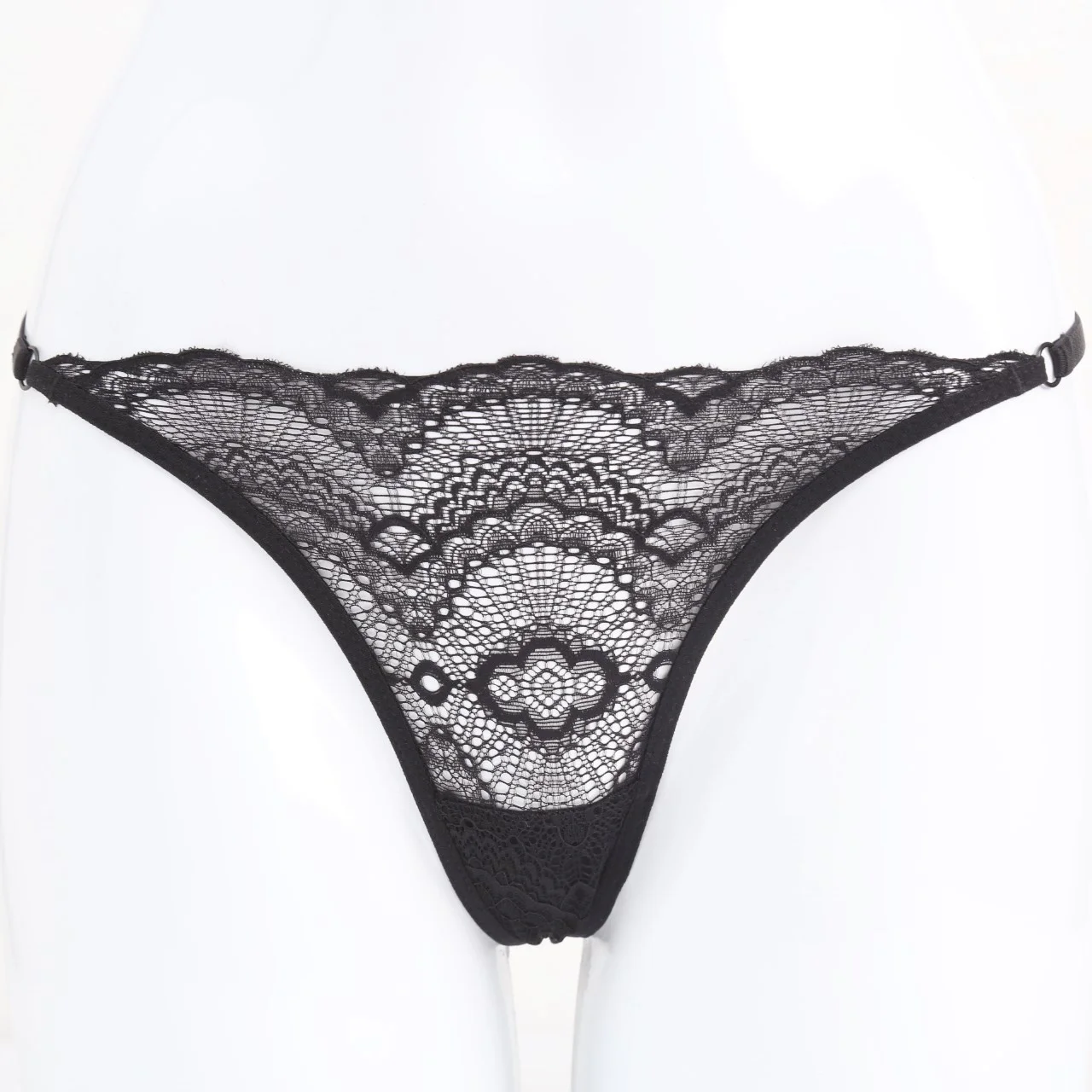 SP&CITY Low Waist Thin Transparent Thongs Lace Women\'s Underpants Sexy See Through Panties Erotic Hollow Out Seamless Briefs