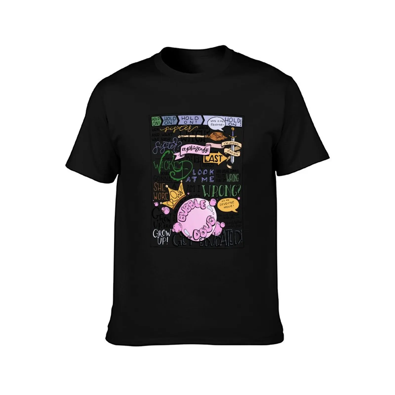 (Colorized) Wicked Witch of the East Bro Hand Lettered T-Shirt oversized t shirt anime stuff fruit of the loom mens t shirts