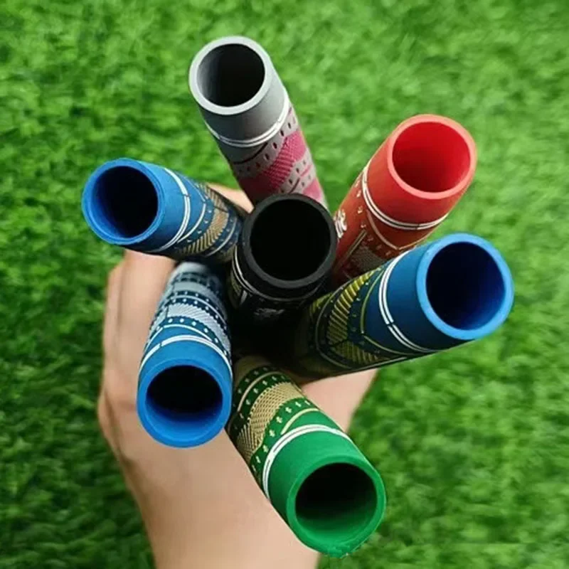 10pcs TEAMS Golf Club Grip Rubber Golf Putter Grips CottonYarn Golf Grips Iron and Wood Standard /Midsize Grip Universal