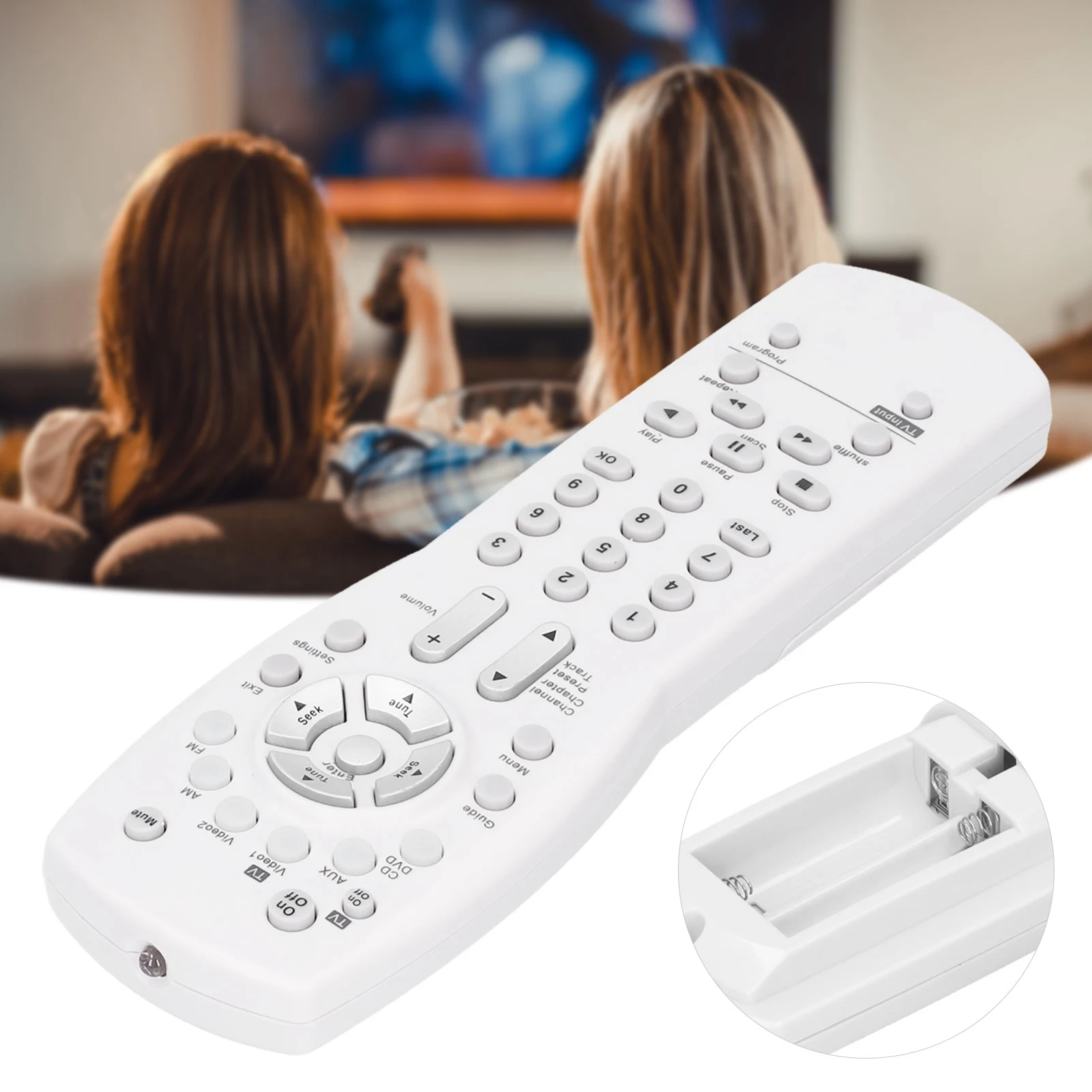 

Контроллер системы ТВ/DVD/видеомагнитофона/AUX/аудио/видео медиацентри для серии AV 3‐2‐1 белого цвета