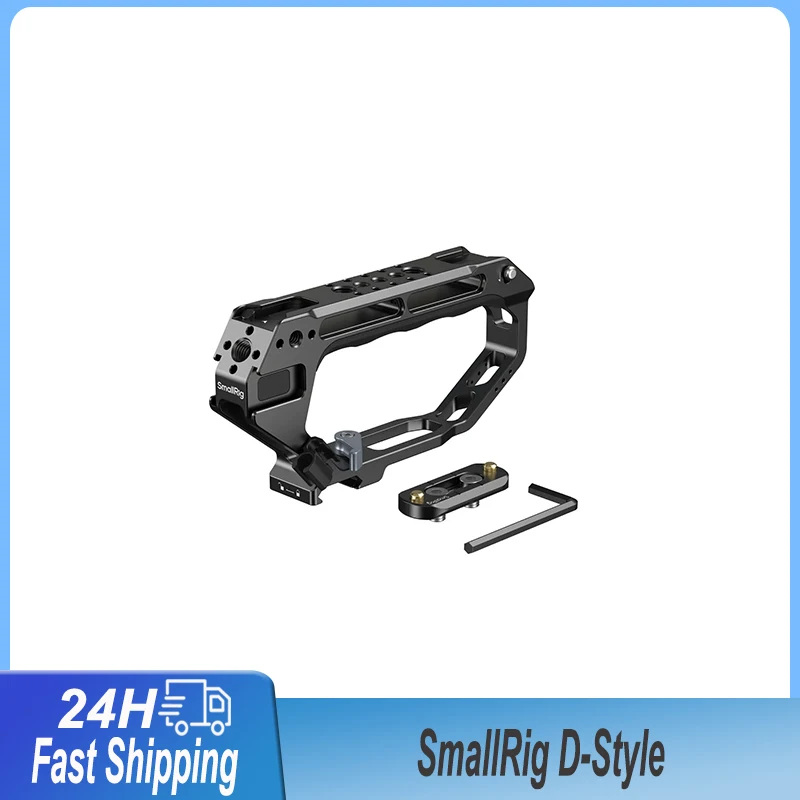 

SmallRig D Style Top Handle with NATO Clamp W 1/4"-20 Locating Holes Cold Shoe for DSLR Nikon Camera Cage