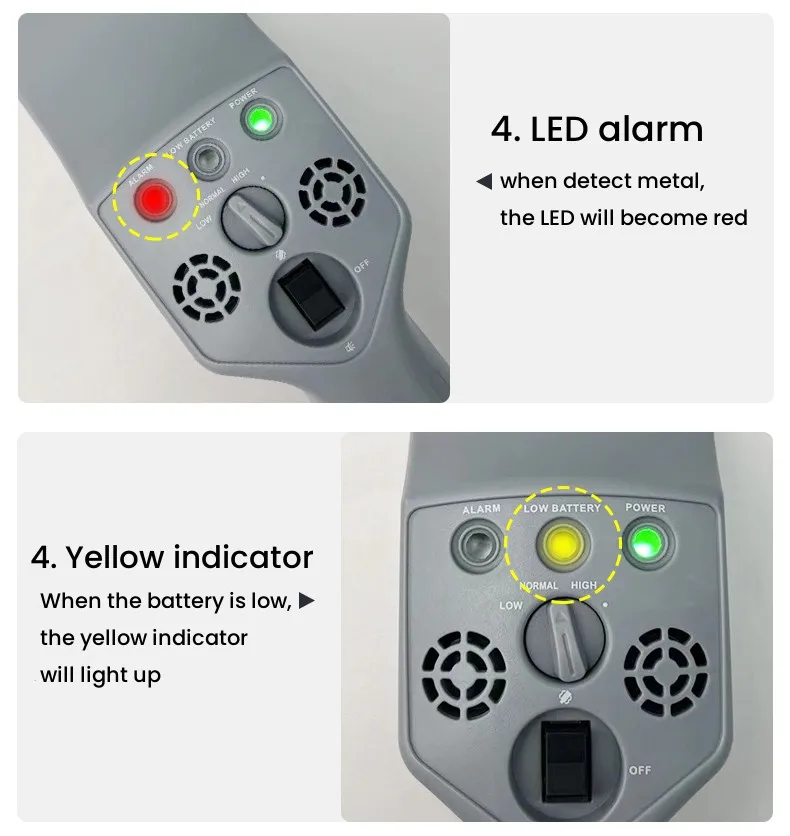 โรงงานราคาแบบพกพา Handy Hand Held Detector Body Security เครื่องสแกนเนอร์โลหะสําหรับโรงเรียน Airport Station ร้านขายเครื่องประดับ