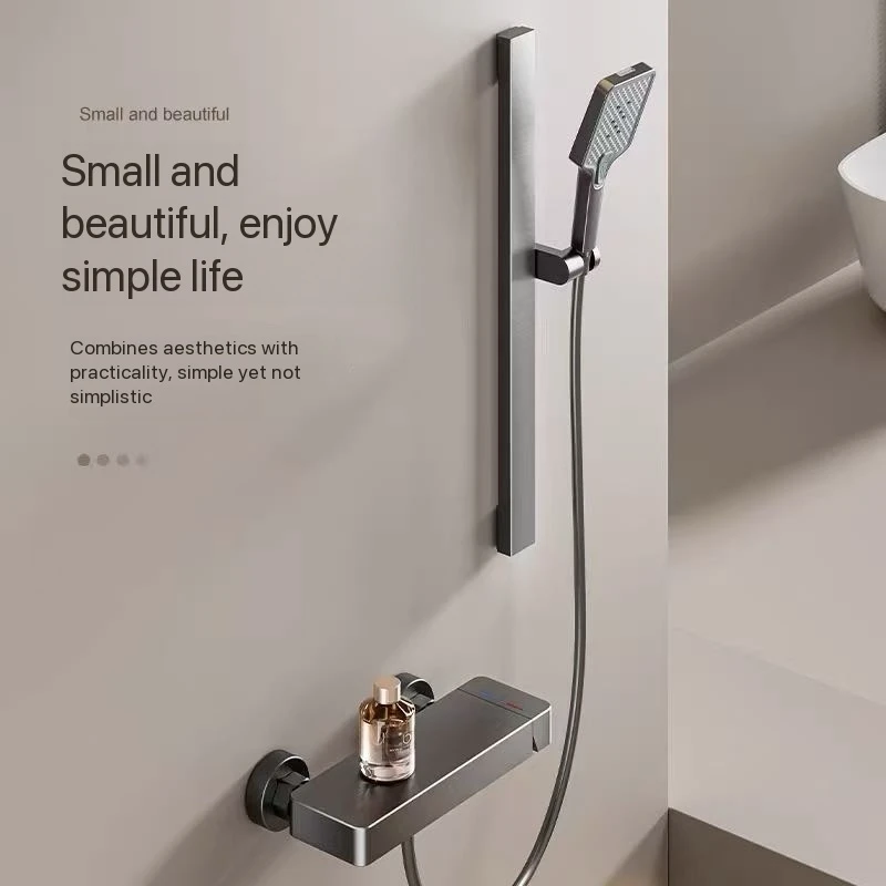 

Комплект для душа для дома и отеля: душевая лейка для ванной комнаты с горячей и холодной водой, полный набор, простой подъемный механизм, раздельный тип, новая технология, современная душевая лейка