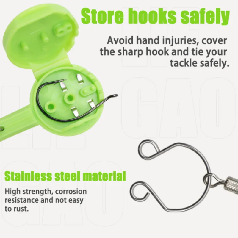 ISURE MARINE 2Pcs Multifunktionale Angelhaken Knoten Gerät Angeln Schnell Haken Bindung Gerät Outdoor Angeln Lieferungen