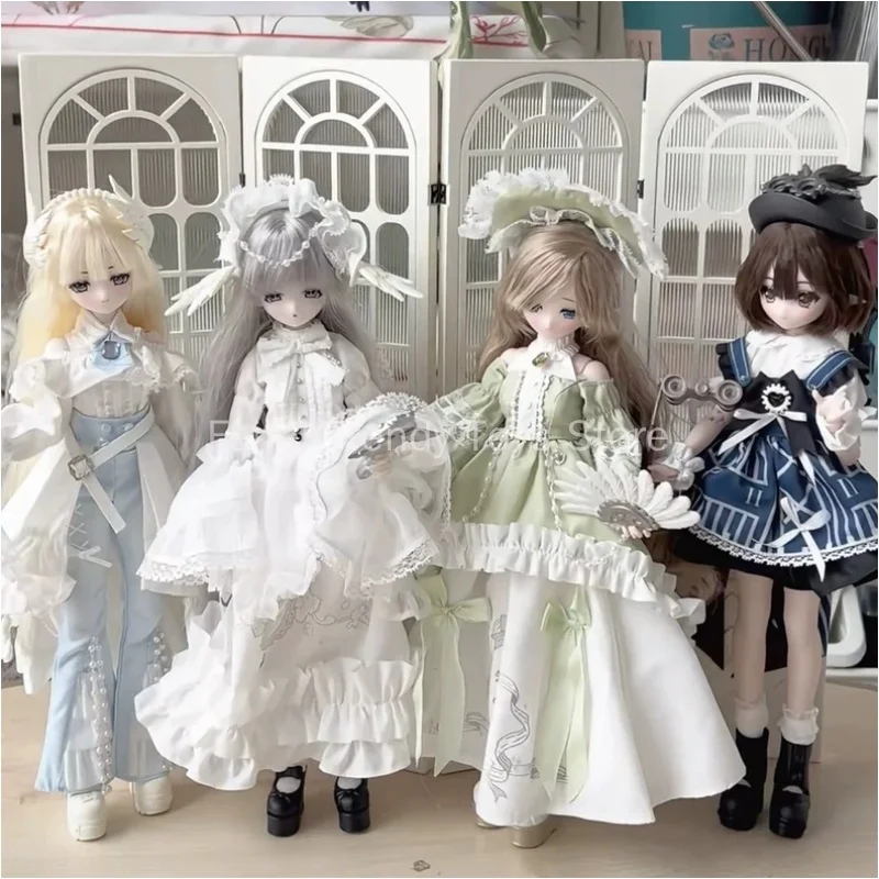 Come4free 1/6 Bjd Hair-Planted Posable Doll Minty 4th Gen Feather Fog Poetry Collectible Action Figure Accessories Doll Clothes