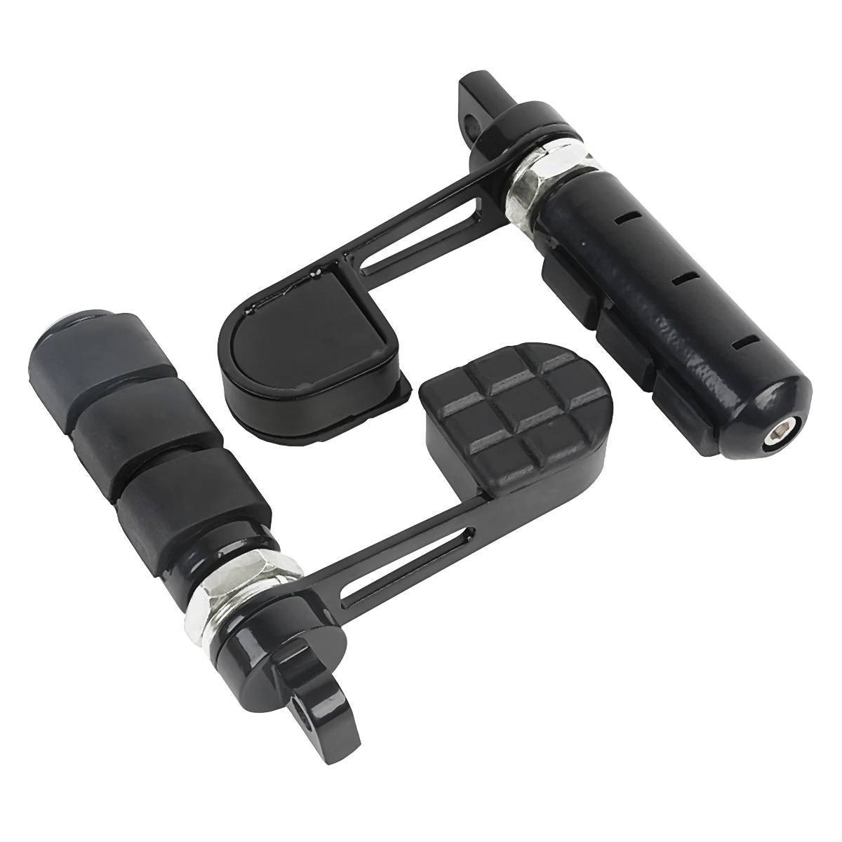 Motorcycle Anti Vibration Stirrup Heel Foot Footpegs For Harley Softail Sportster XL883 XL1200 Fat Boy FXWG FXR Models