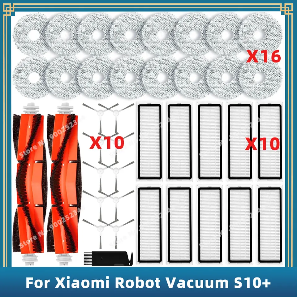 【ぴっぴ】Xiaomi Robot Vacuum S10　付属品全て有り Compatible For Xiaomi Robot Vacuum S10+ / S10 Plus B105 Spare