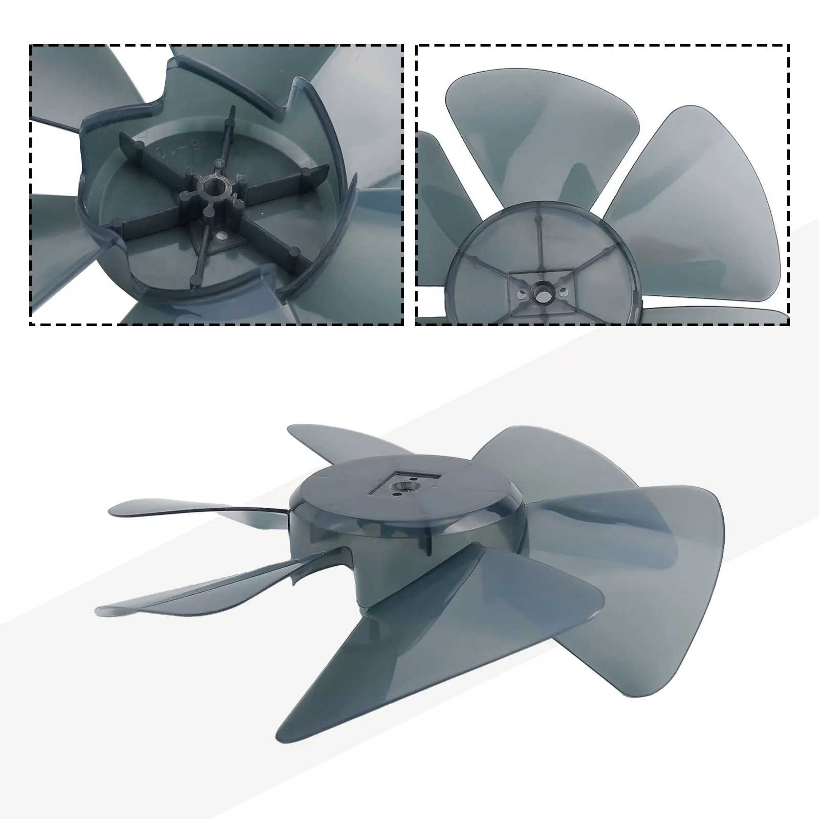 10Inch Plastic Fan Blade 6-Blade Household Electric Fan Replacement Parts General Table Fan Floor Fan Wall Fan Blades Fan Part