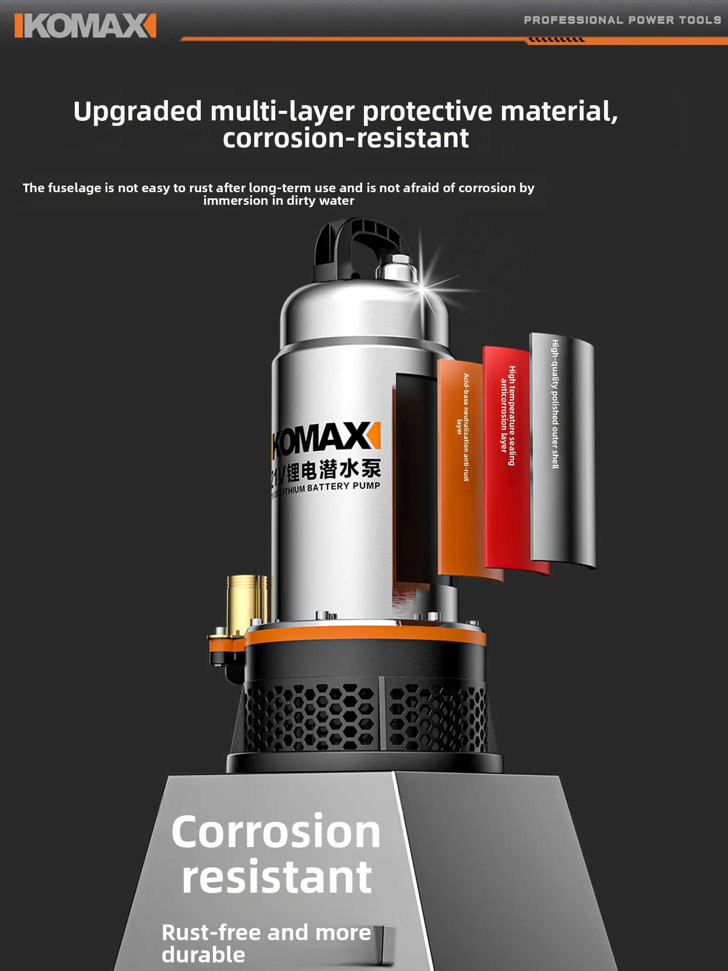 Rechargeable Lithium Submersible Water Pump, Mini Fully Automatic Household Outdoor Vegetable Irrigation Watering Machine