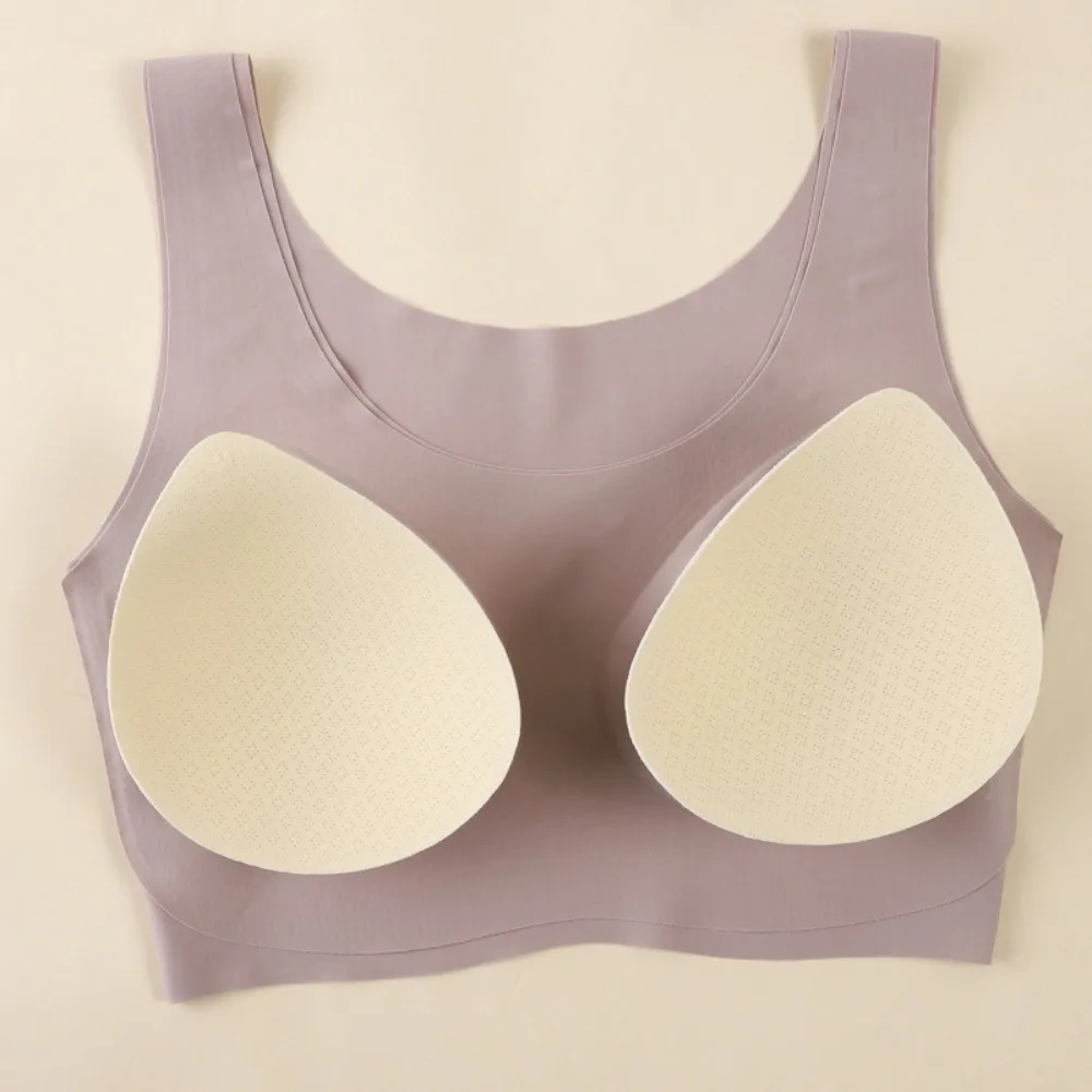 Comfortable Close-fitting Wireless Bra Shockproof Push Up Seamless Bralette Lingerie Underwear Sports Bra Yoga