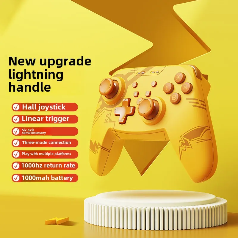Pikachu Gamesir Gamepads PC لوحدة تحكم ألعاب نينتندو سويتش Nova Lite Control Bluetooth Hall عصا تحكم فعالة