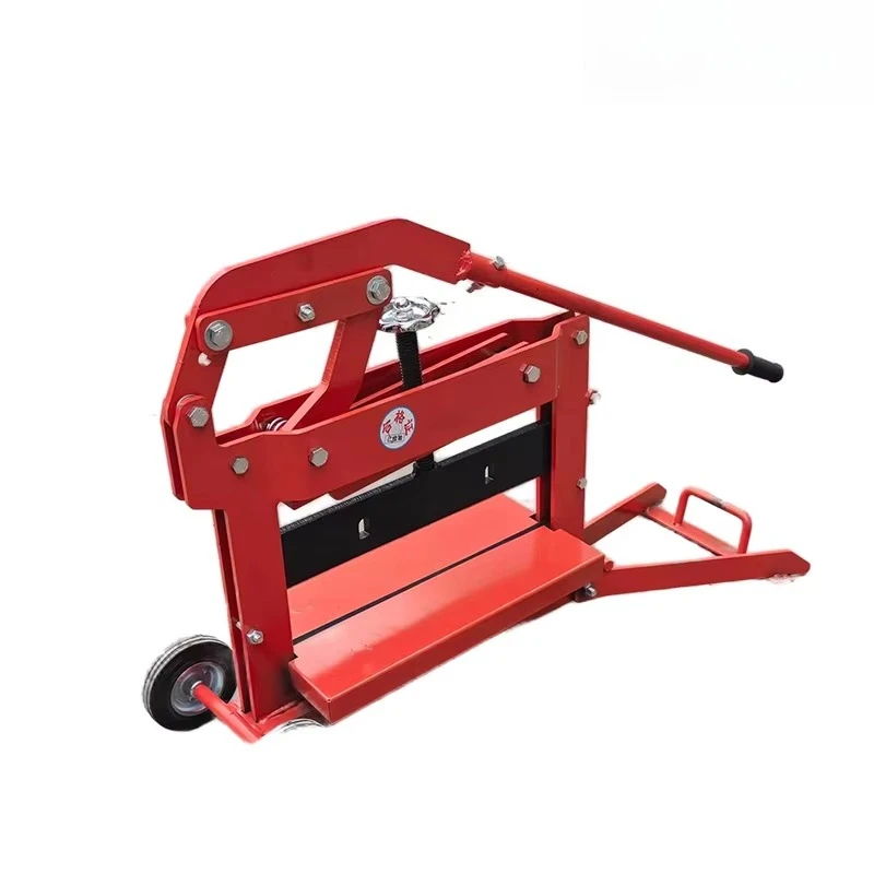 Multifunctional manual cutting cement brick briquetting machine, portable manual concrete cutting machine