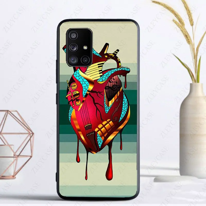 Medical Human Organs Brain Meridian Kidney Art Cover For samsung A14 A53 A13 A12 A22 A23 A32 A34 A50 A51 A52S A70 A71 A73 caseS