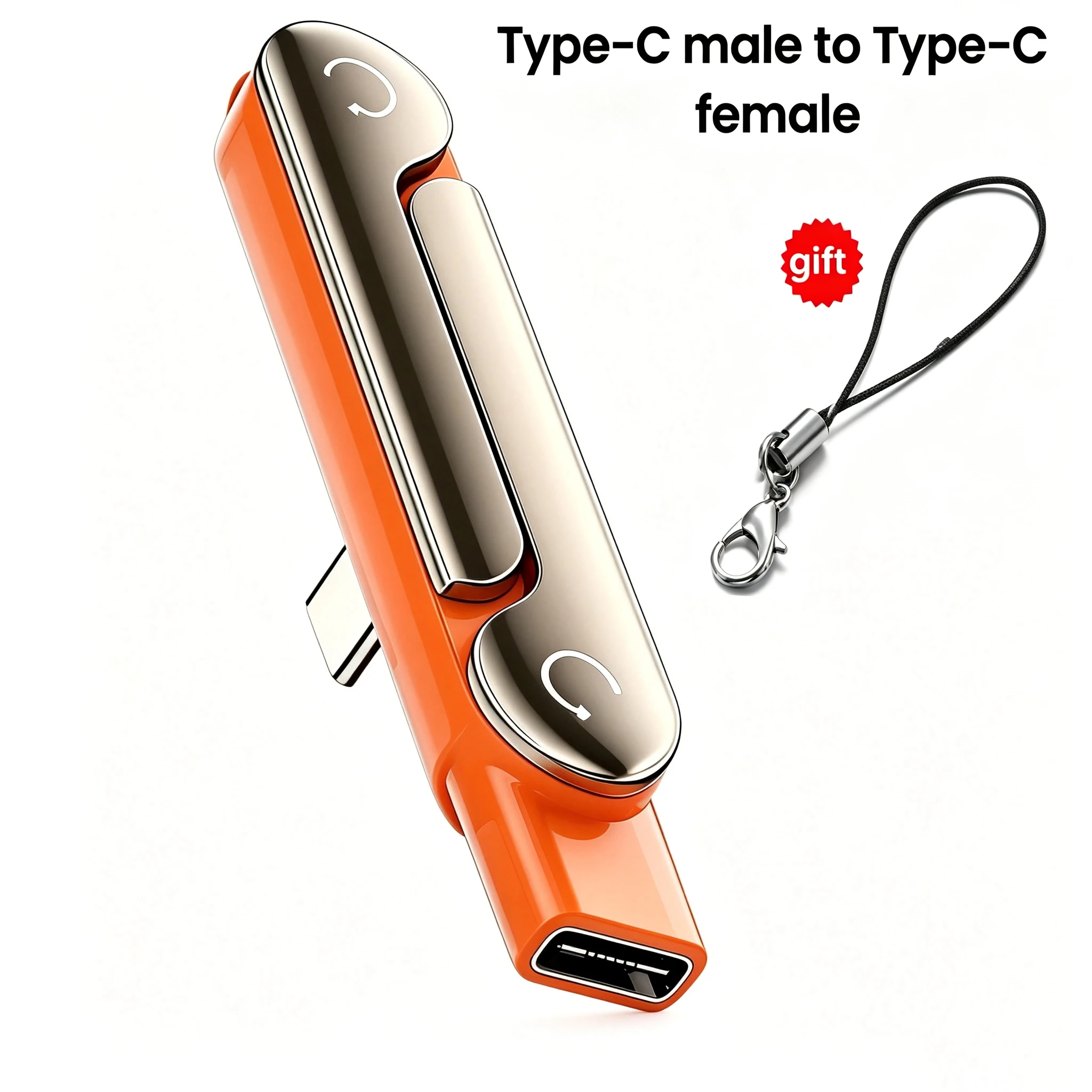 USB Typ-C Flaches Ladekabel mit Unsichtbarer Stütze, Faltbarer Telefonhalter, 240W Ladekabel-Halterung