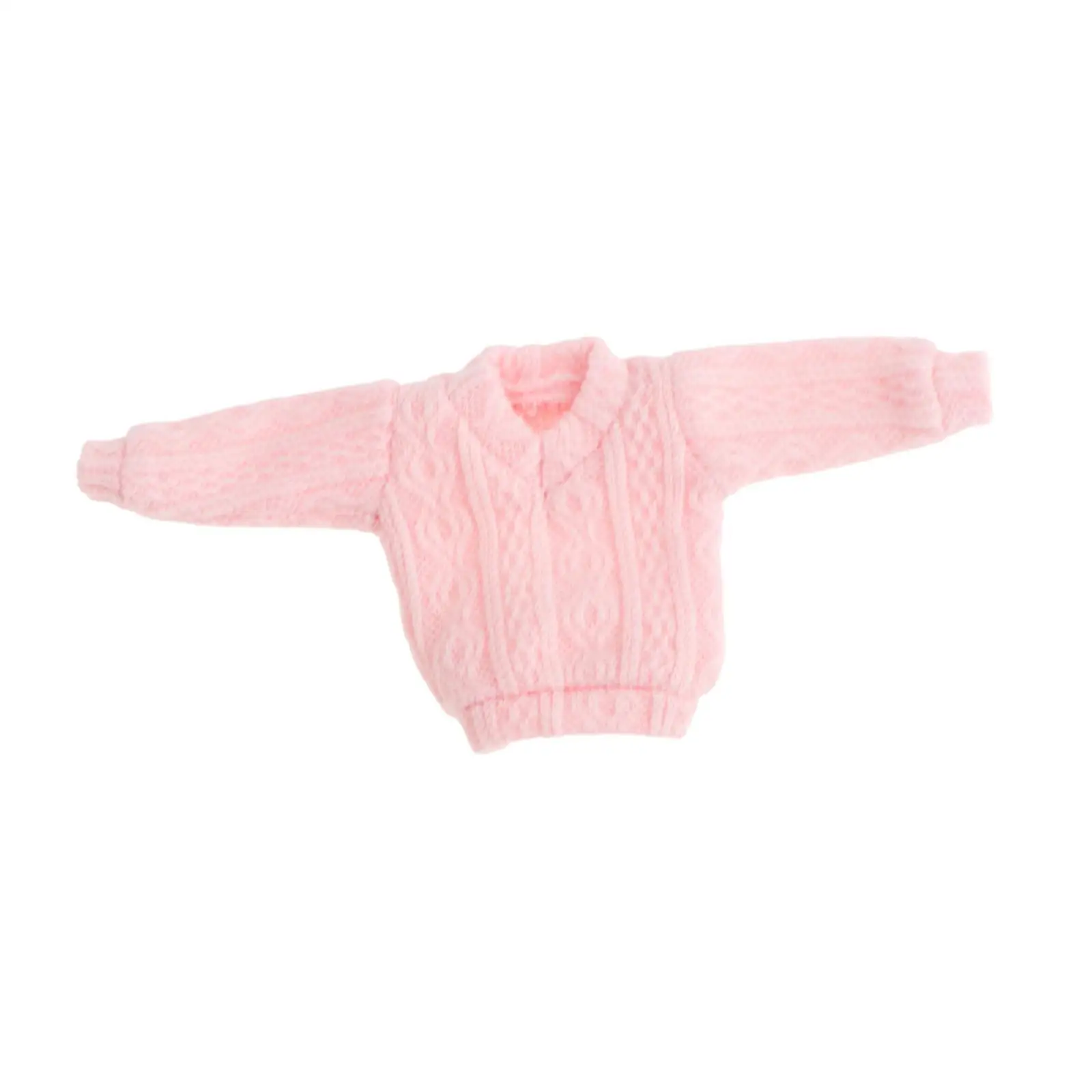 Ropa para muñecas femeninas, suéter tejido, accesorios para muñecas, ropa de figuras de acción de moda en miniatura para figuras de acción de 6 pulgadas, 1/12