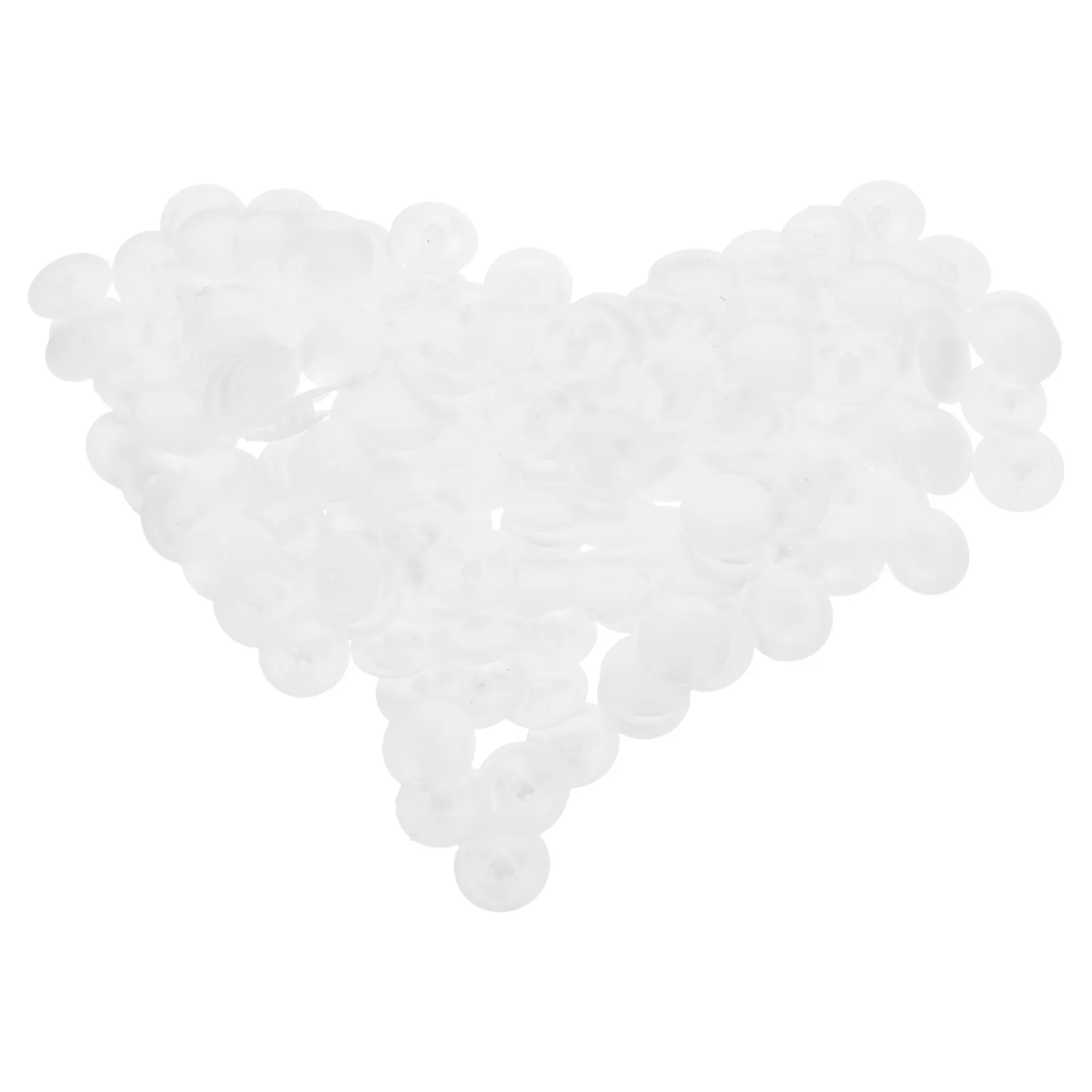 

200pcs White Screw Head Covers 12Mm Plastic Trim Caps For Furniture Cabinet Door Round Concealer Plug Home Diy Hardware