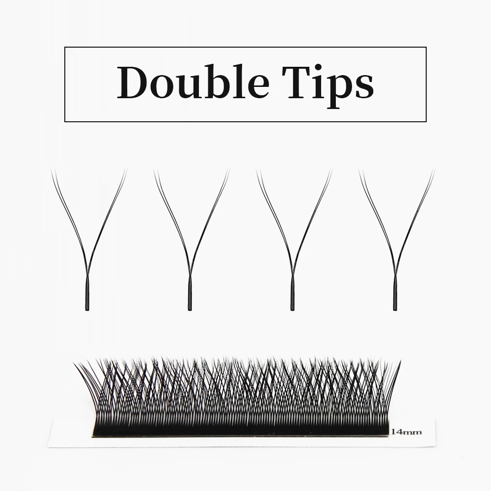 JB Jeyelabeau Natural YY Shape Eyelash Eyelashes Extension Faux Cils Lashes lash extensions supplies Double tip 6D 8D C/D/CC/L