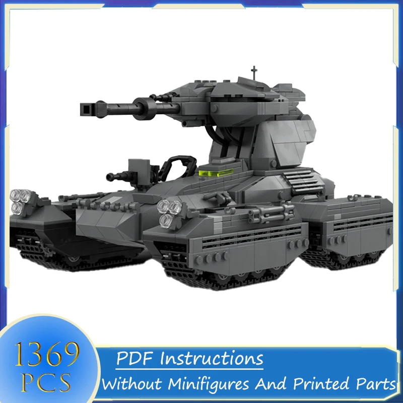 

Military Series Heavy Tank Weapon Modle Building Blocks Transport DIY Assembled Bricks Creative Educational Toys Gifts