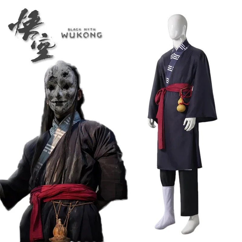 Wukong Black Myth Daoist Mi Cosplay Halloween Costumes For Men Women Chinese Taoist Robe Anime Game Coser Party Performance