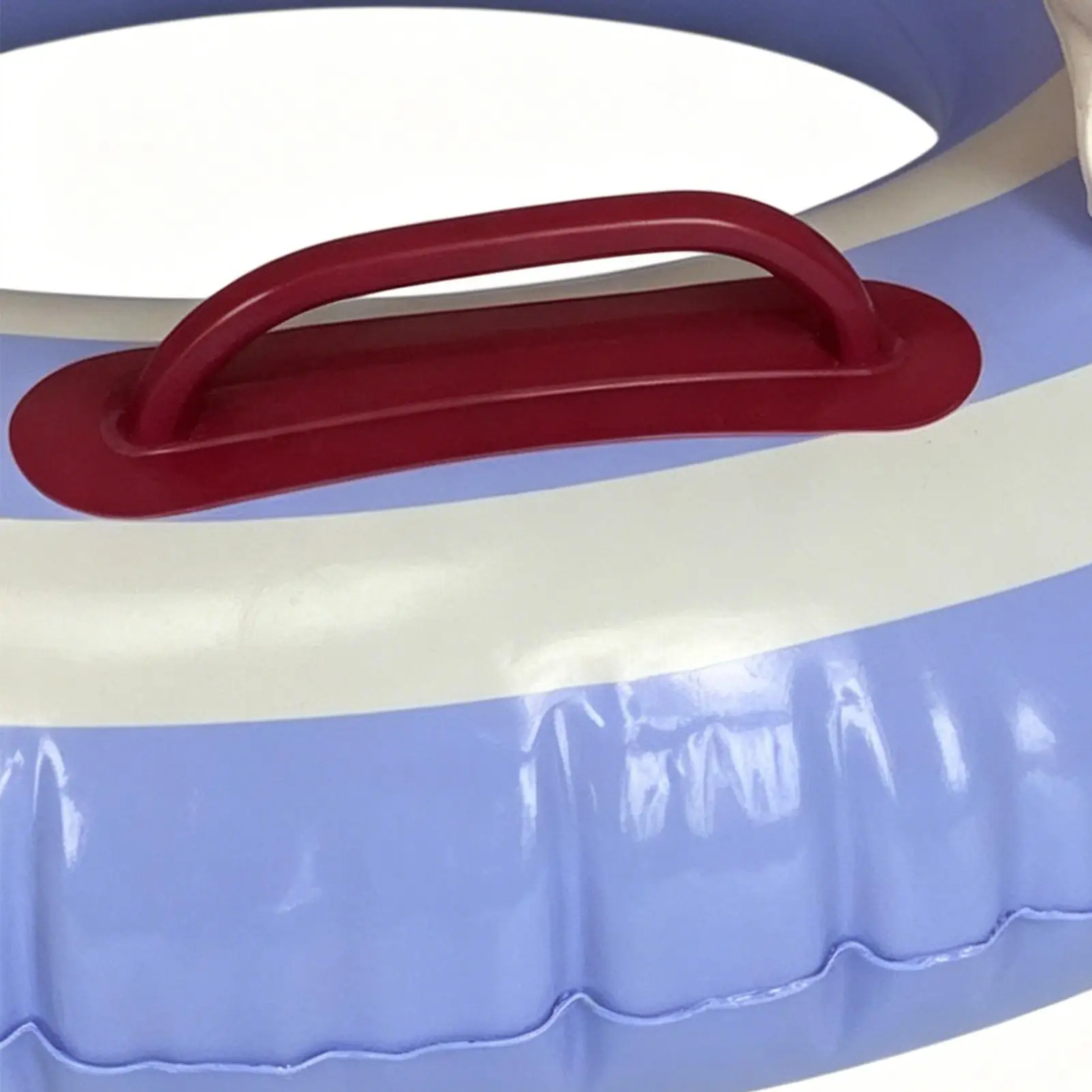 

Pool Float with Canopy Kids Anti-Tip Leak-Proof Blow Up with Handle Pool Float with Canopy for Lake Lounging Beach Games Water