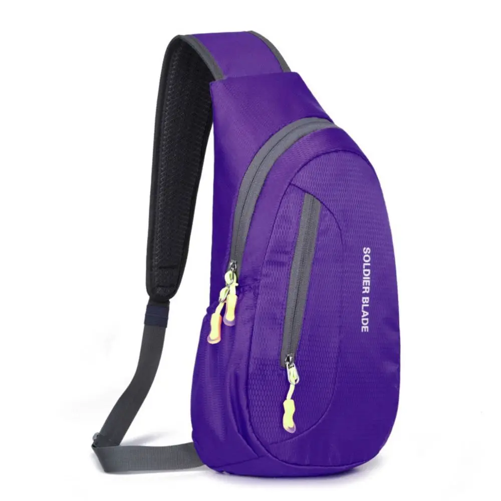 Bolsa de lona, bolso cruzado de nailon, riñonera ligera resistente al desgaste, bolso de hombro impermeable con cremallera YKK para mujer