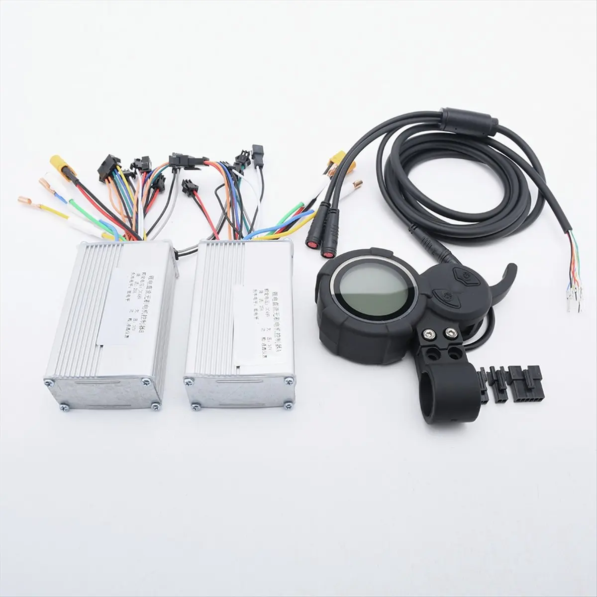 T35C 48V 25A 1200W JP Brushless DC Motor+Meter Display Screen, Electric Scooter Bike Controller Dual Drive Motor Controller