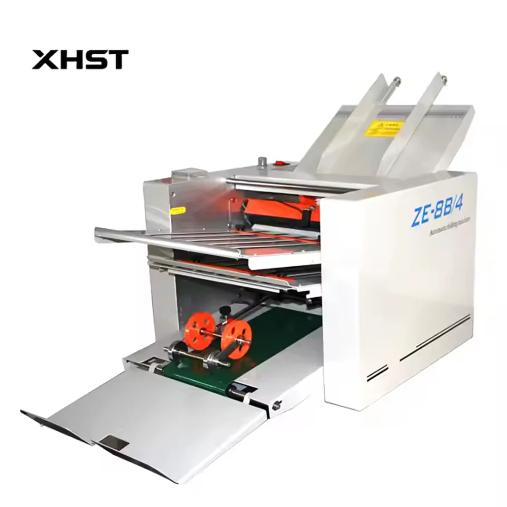 ZE-8B/4 Booklet Brochure A3 A4 A5 Ze 8B 4 Industrial Specification High Speed Paper Folding Machine Automatic Tool Folder