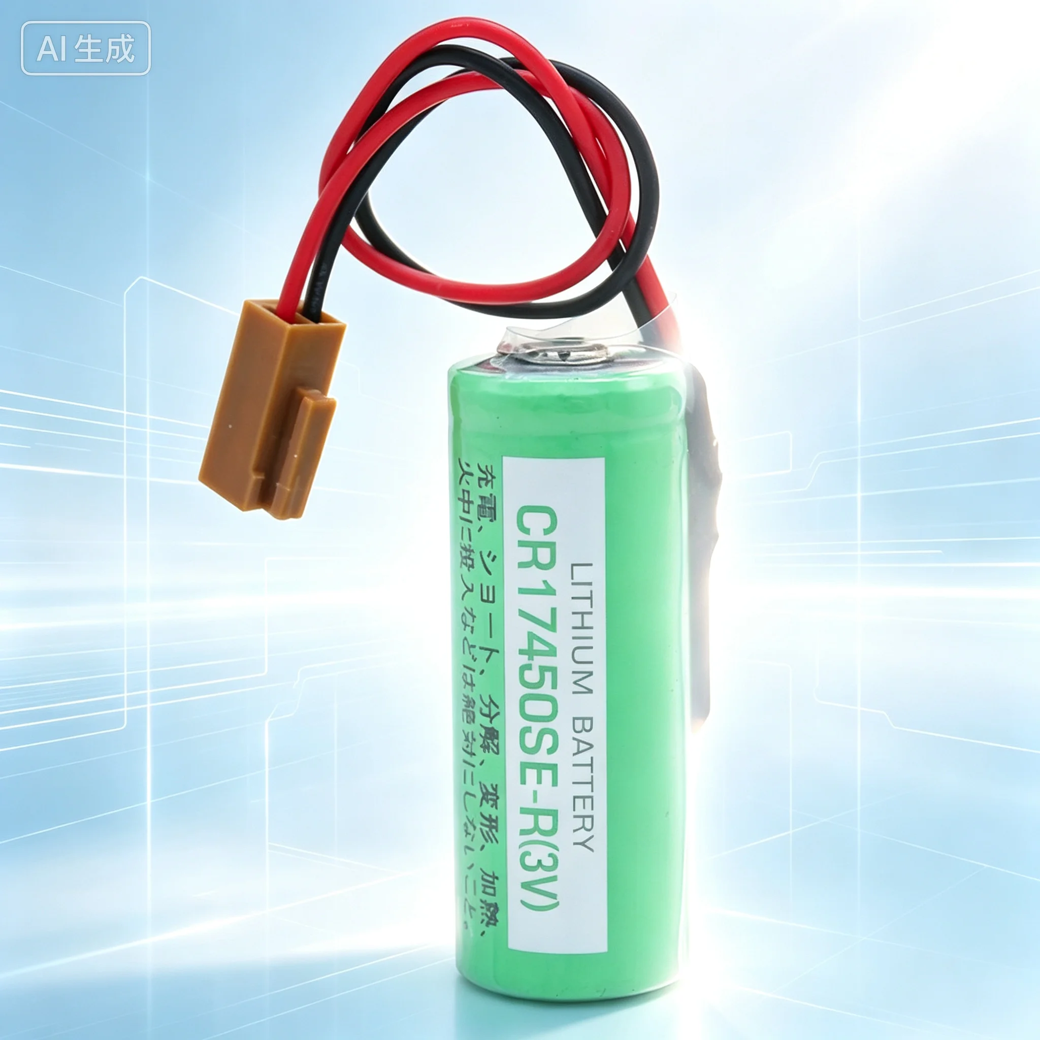 for CR17450SE‑R A98l‑0031‑0012 3V Lithium Battery With Thermistor  5pcs