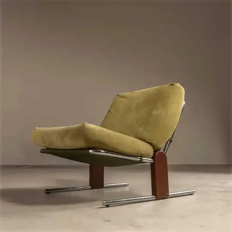 

Light luxury medieval metal leisure chair creative designer office reception chair Internet celebrity sales office negotiation s