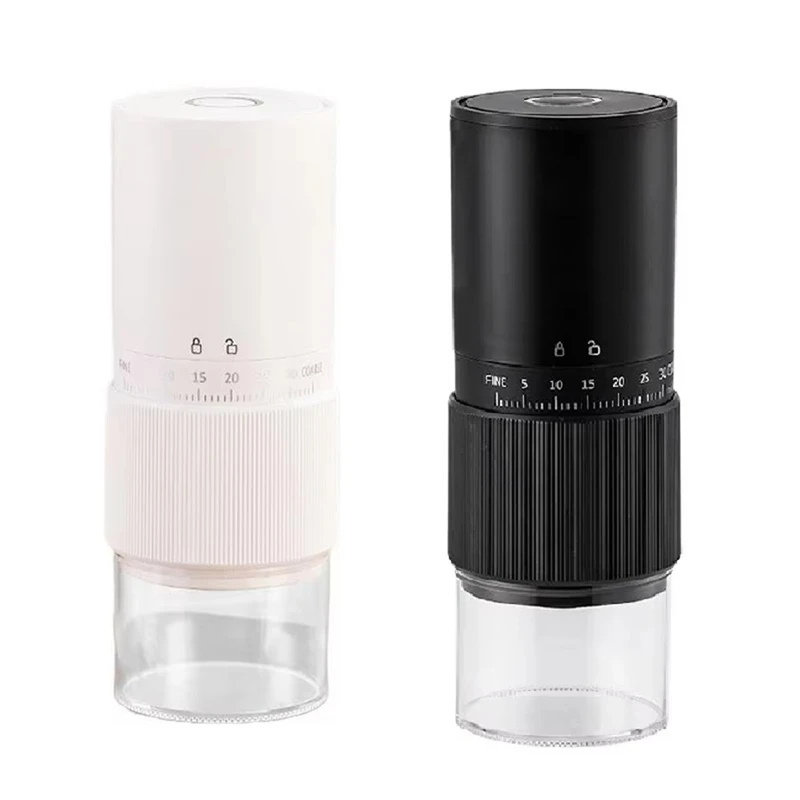 ABNO-휴대용 커피 그라인더, 연마기 소음 감소 연마기, 주방 커피 연마기 충전식