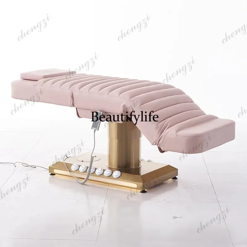 Knead Face Massage Beds Electric Beauty Tattoo Physiotherapy Massage Beds Nail PU Leather Furniture Mesa De Masaje